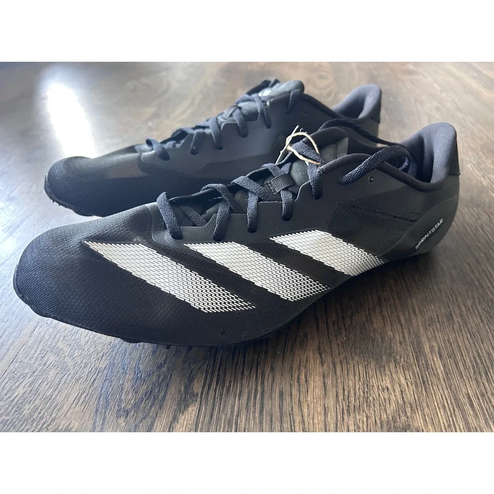 Adidas Sprintstar Track Spikes Mens 12 Womens 13 Black White GY0940 New